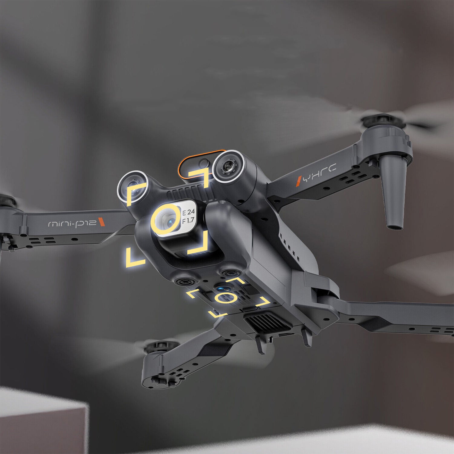 DRONE WITH CAMERA FOR ADULTS AND CHILDREN, FOLDABLE RC HD WITH 2 CAMERAS MINI DRONE Model Mini Dron z kamerą 720P