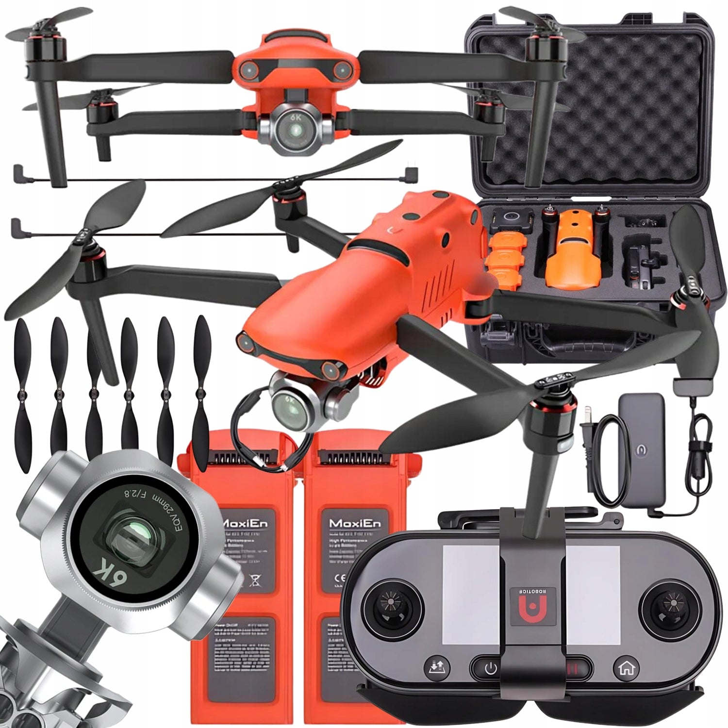 DRONE WITH CAMERA PROFESSIONAL 6K AUTEL DRONE EVO II PRO V2 2xAKU RANGE 9KM