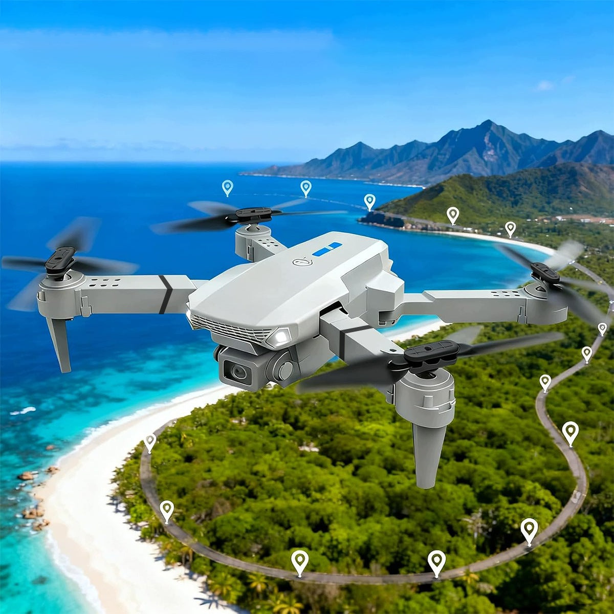 DRONE WITH CAMERA REMOTE CONTROLLED MINI FOR BABY DAY GIFT Model 4016858543404