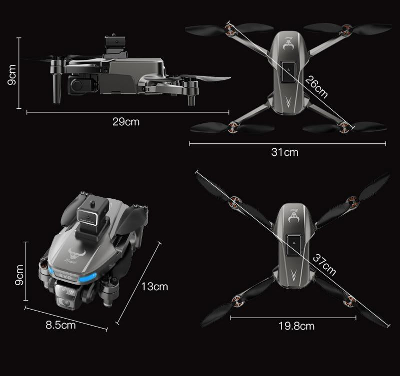 DRONE WITH CAMERA SG901 MAX GPS AVOIDING OBSTACLES 3 BATTERIES 3800 mAh HEADLESS Manufacturer code SG901-m.a.x.