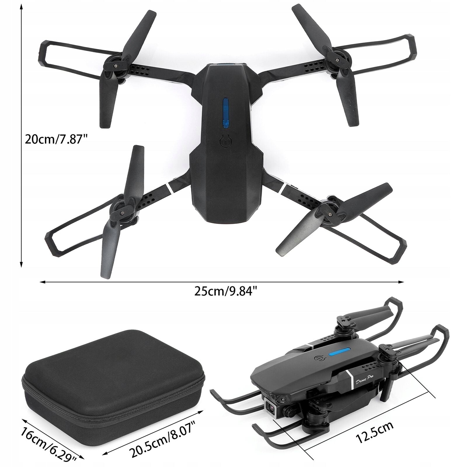 DRONE WITH DUAL 1080P HD CAMERA AND ALTITUDE HOLD FUNCTION, 1800MAH Brand no brand