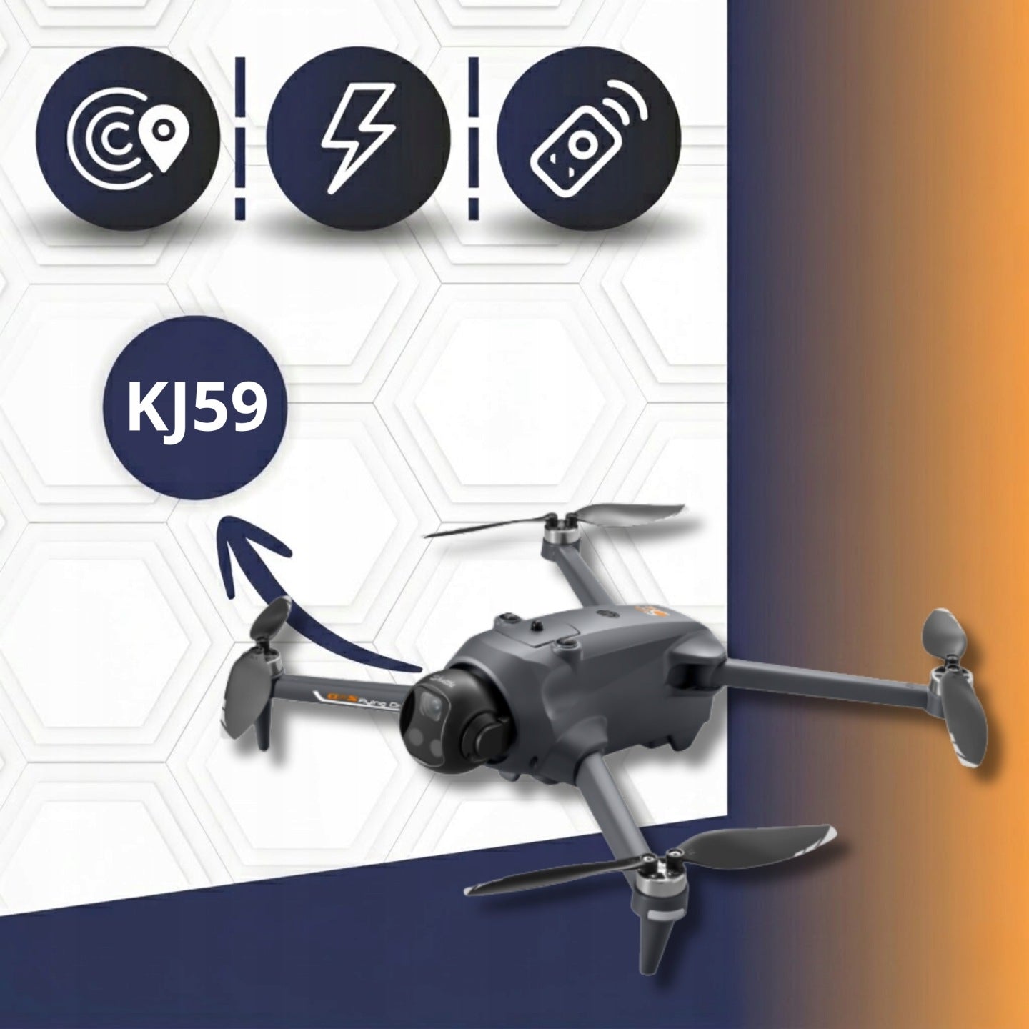 DRONE WITH HD GPS WIFI CAMERA 3 BATTERIES LCD SCREEN BRUSHLESS TOY 5G Brand no brand
