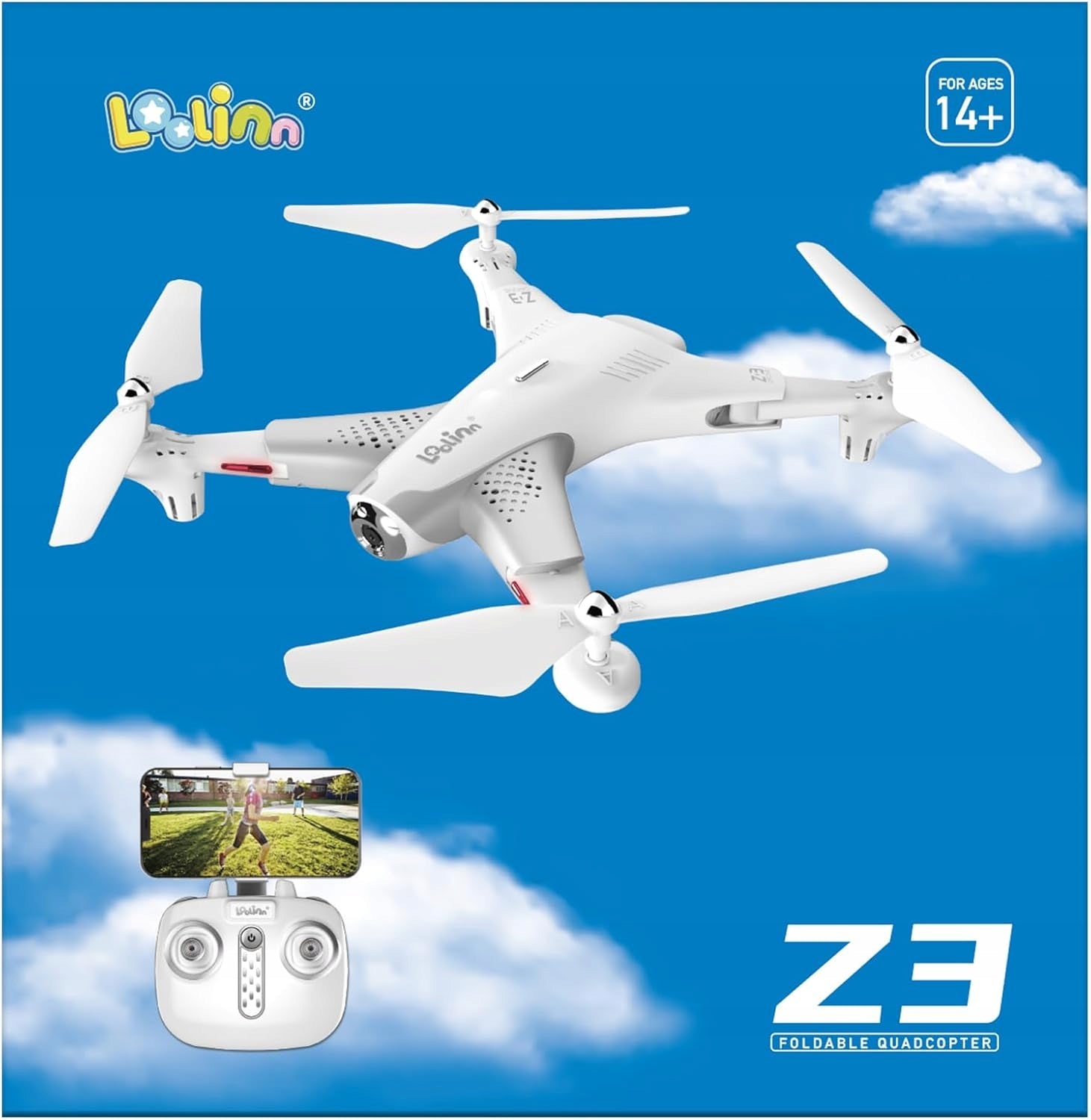 DRONE WITH OPTICAL POSITIONING TECHNOLOGY 60 MIN FLIGHT HD Model Loolinn