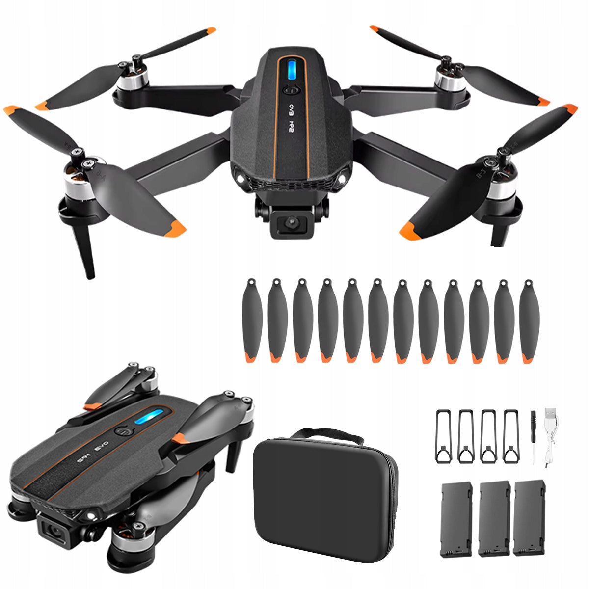 DRONE WITH S91 Wifi CAMERA / DURABLE 3 BATTERIES / CASE