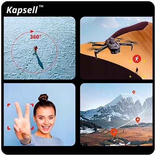 DRONE WITH WIFI CAMERA 5G GPS TOY REMOTE CONTROLLED APPLICATION RANGE 3000M Manufacturer code DRON KAPSELL V168 8K GPS Z KAMERĄ GPS 5G