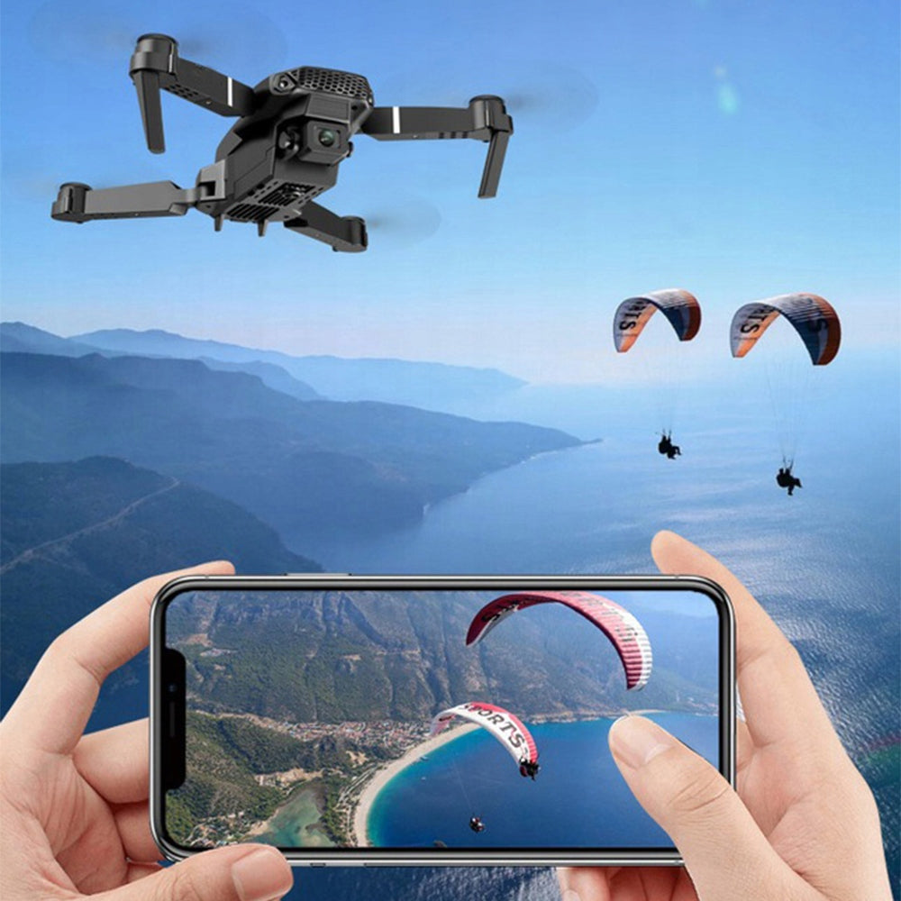 DRONE WITH WIFI CAMERA MOTION TRACKING FLYING AT NIGHT RANGE FOR BEGINNERS Packaging status original