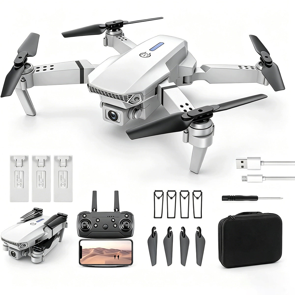 DRONE WITH WIFI CAMERA REMOTE CONTROLLED MINI FOR BABY GIFT