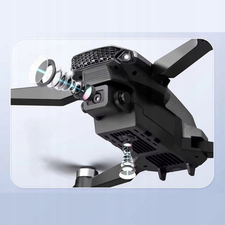 DRONE YONII-D4 BRUSHLESS MOTORS 2 CAMERAS HOVER 3 BATTERIES TOY Packaging status original