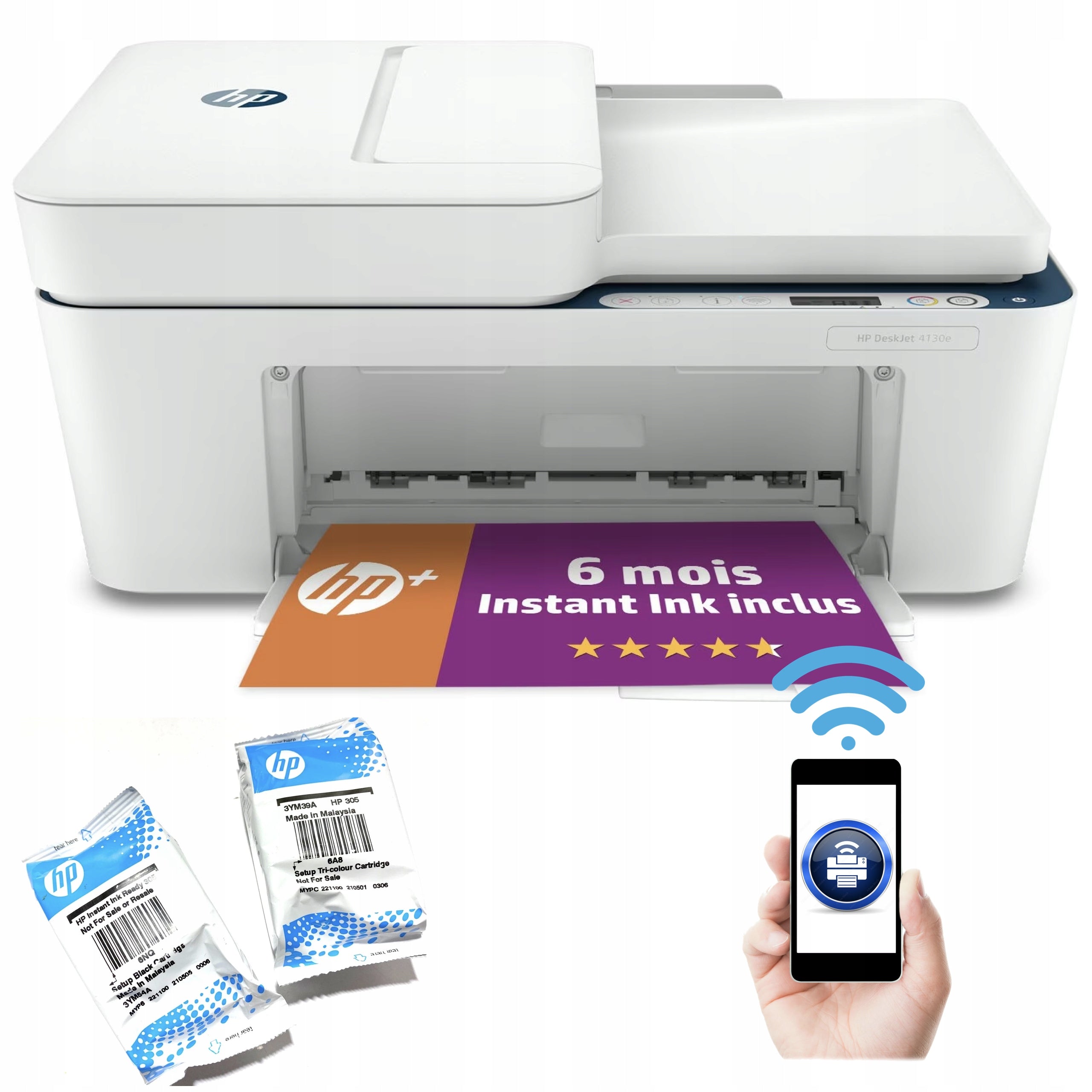 Multifunktionsdrucker HP DeskJet Plus 4130e 