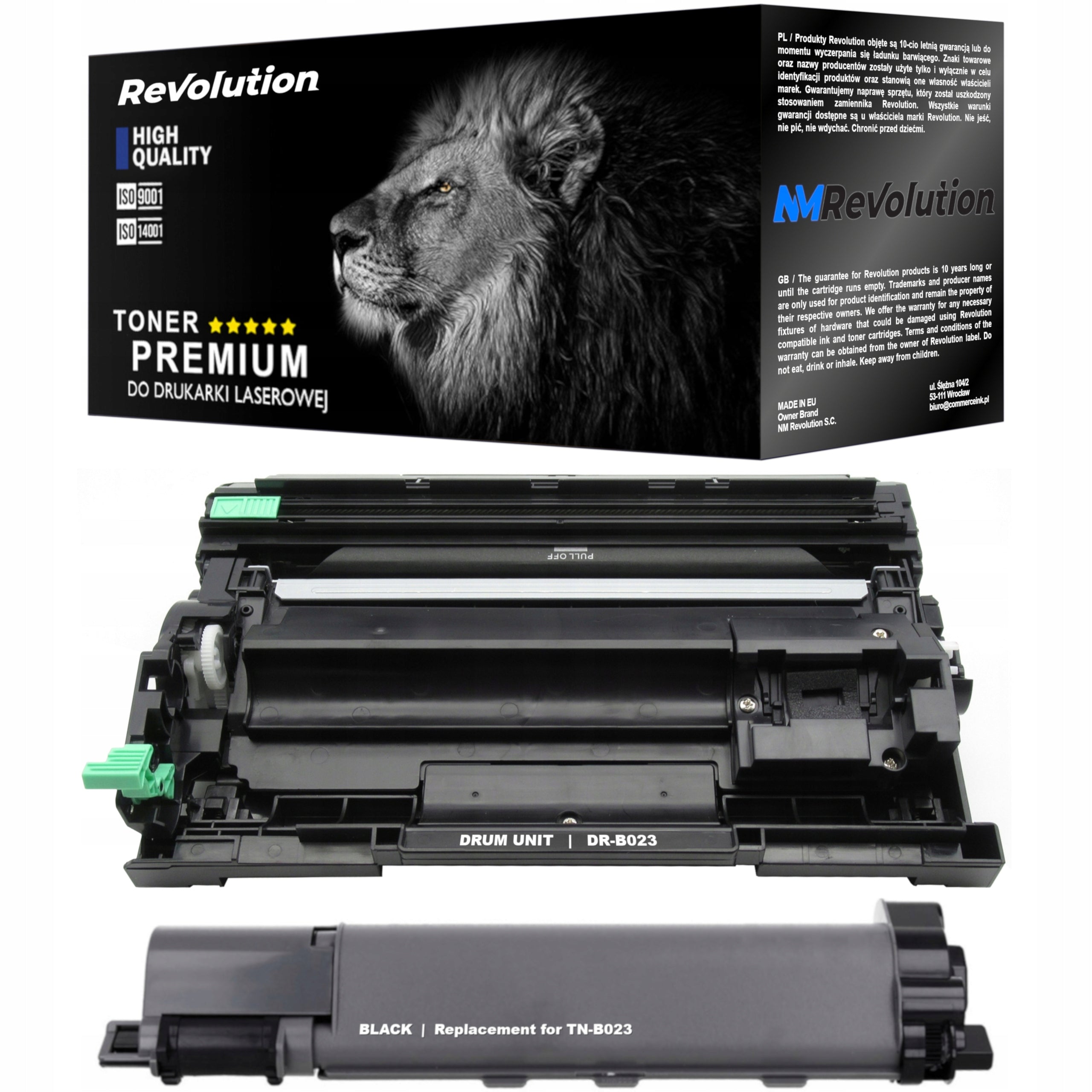 DRUM + TONER XL FOR BROTHER HL-B2080DW DCP-B7520DW MFC-B7710DN MFC-B7715DW