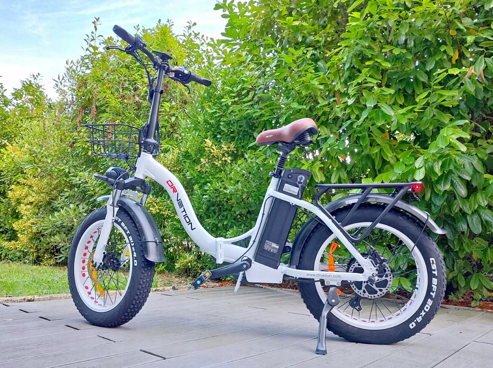 DRVETION CT20 Electric Vehicles 1000W 48V 15AH 45KM/H 20" MTB Fat Tires Brand Drvetion