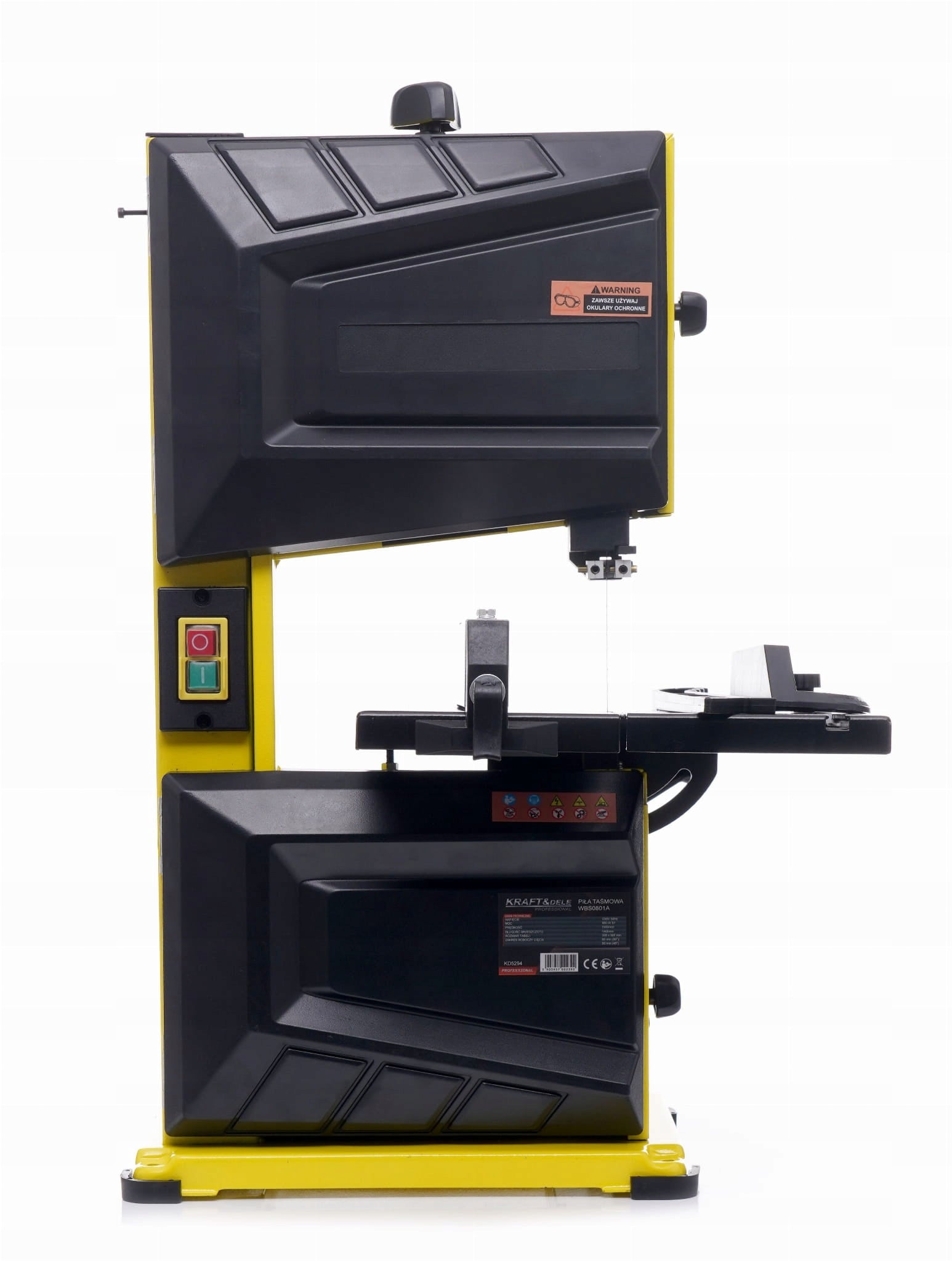DRWEA 850W VERTICAL BAND SAW FOR WOOD 230V Packaging status original