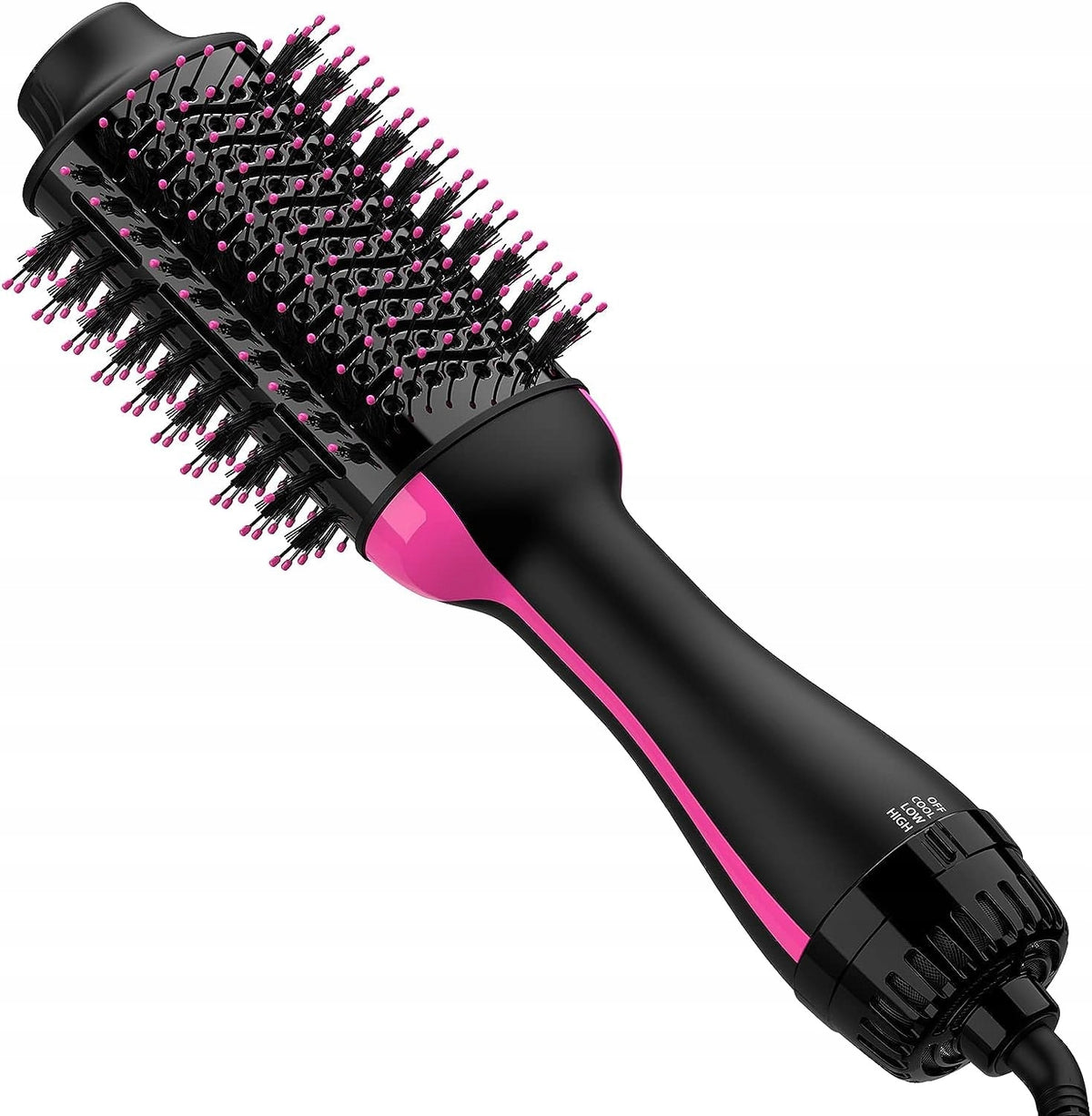DRY BRUSH CURLER FOR HAIR STYLING CERAMIC TECHNOLOGY 4 IN 1