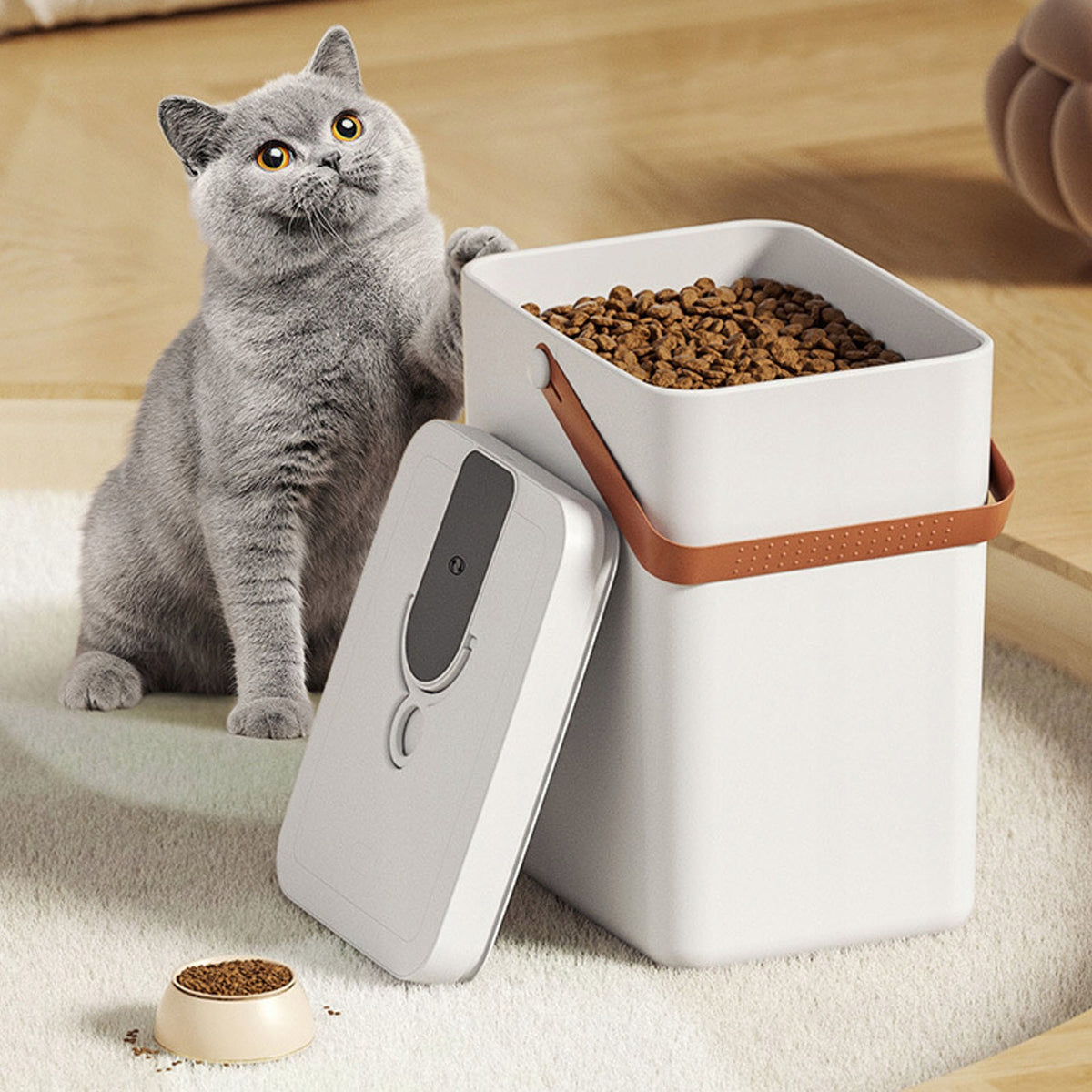 DRY FOOD CONTAINER 13L STORAGE BOWL CLOSED Brand no brand