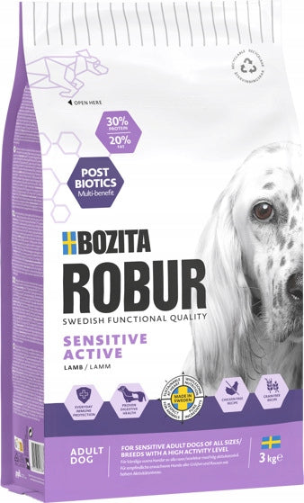 DRY FOOD FOR ACTIVE DOGS ADULT LAMB BOZITA GRAIN-FREE 3KG
