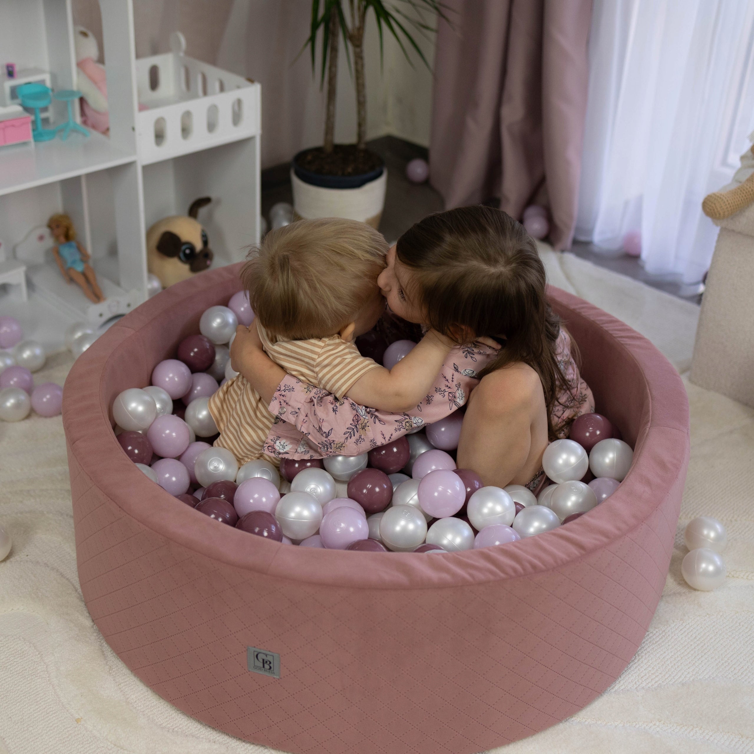 DRY POOL PLAYPEN WITH BALLS FOR CHILDREN FOR ROOM 6COLORS 200BALLS Brand no brand