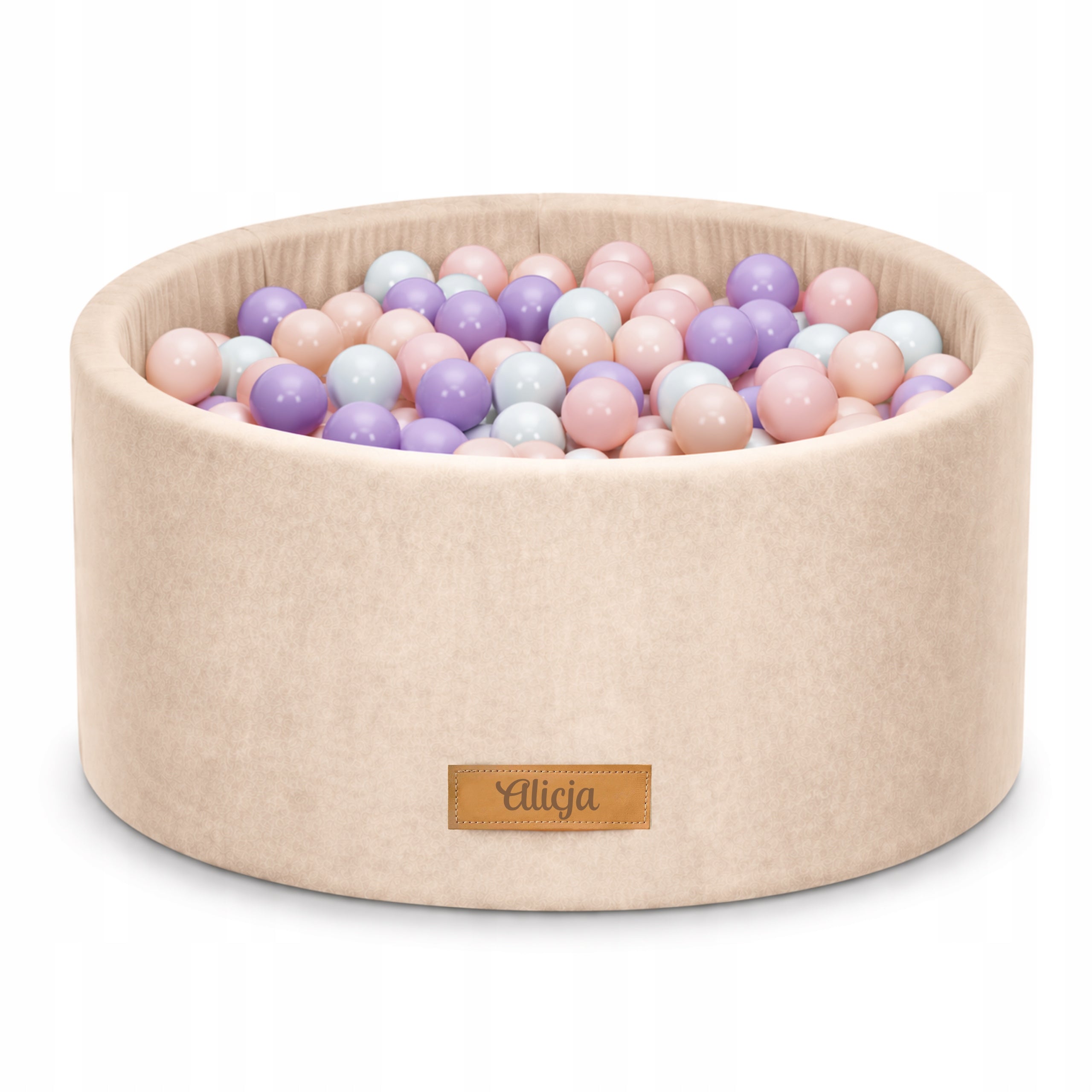 DRY POOL WITH BALLS 200 BALLS BEIGE 90X40 WITH ENGRAVING FREEBIE COLORS FLUMI
