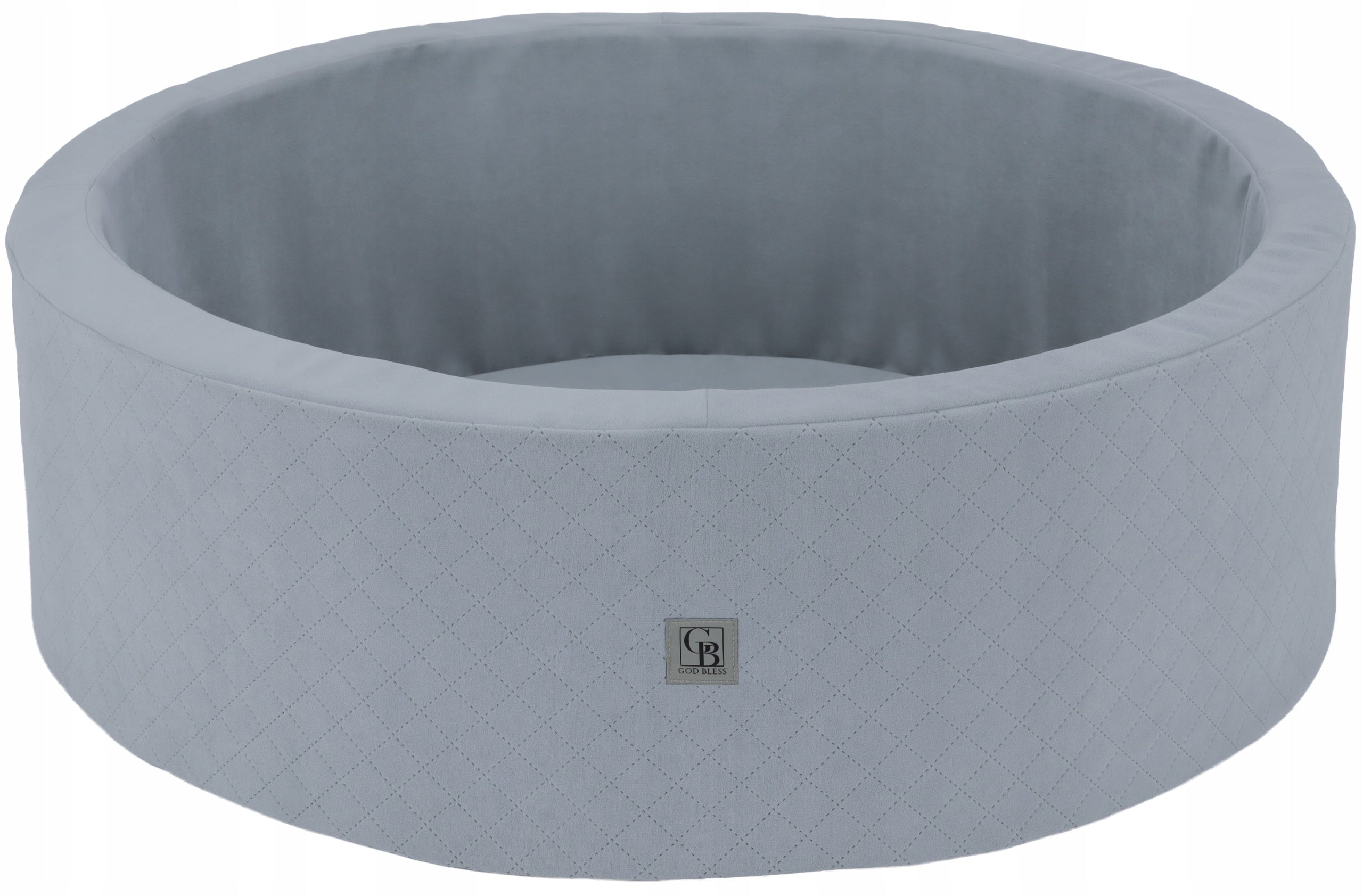 DRY POOL WITHOUT BALLS PLAYPEN FOR CHILDREN 6 COLORS VELVET LARGE GRAY EAN (GTIN) 5905344596248
