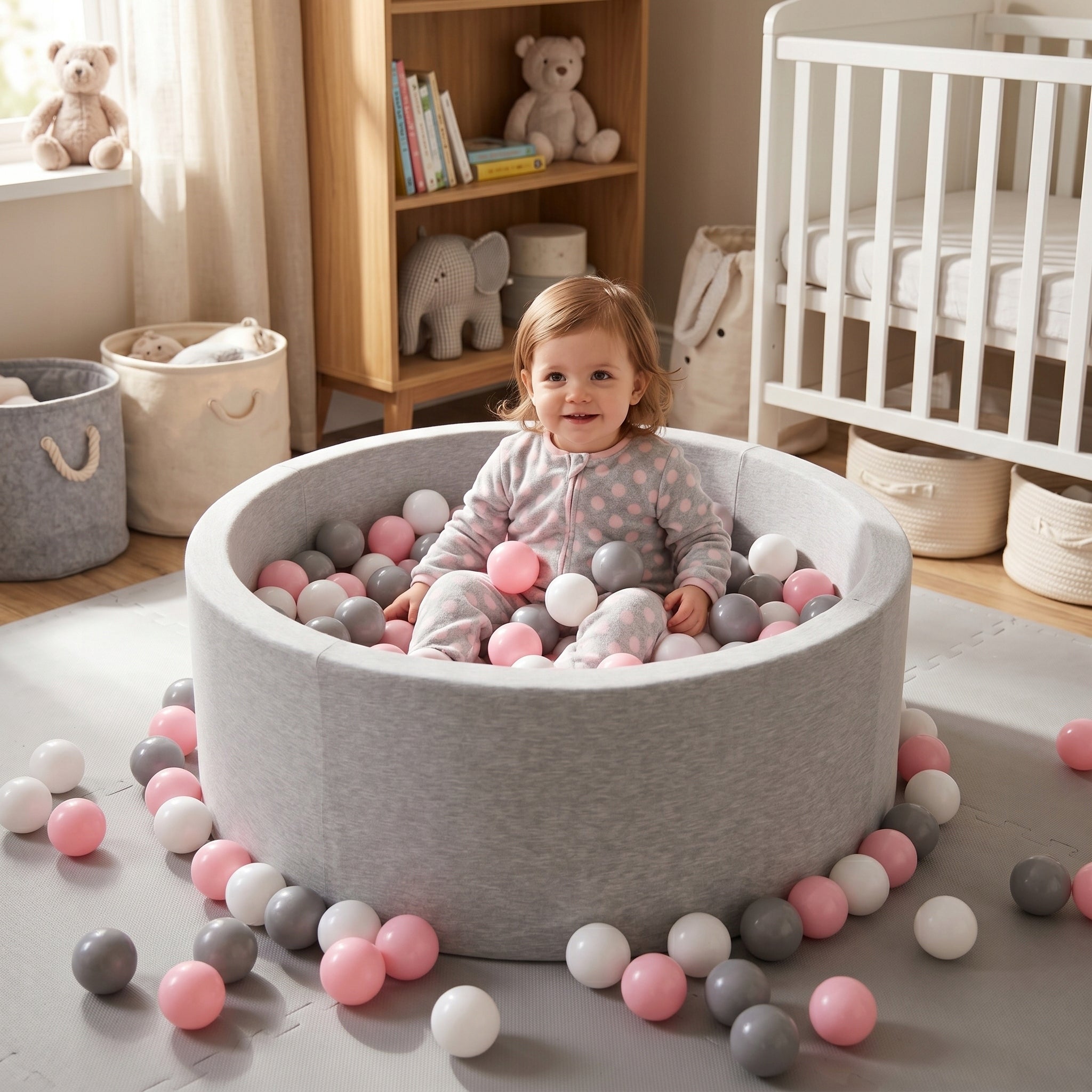 DRY POOL with balls 90x30cm 200 balls For Children's Room Polish BPA-free Information regarding product safety and compliance For use under direct adult supervision Not suitable for children under a certain age. For use under adult supervision