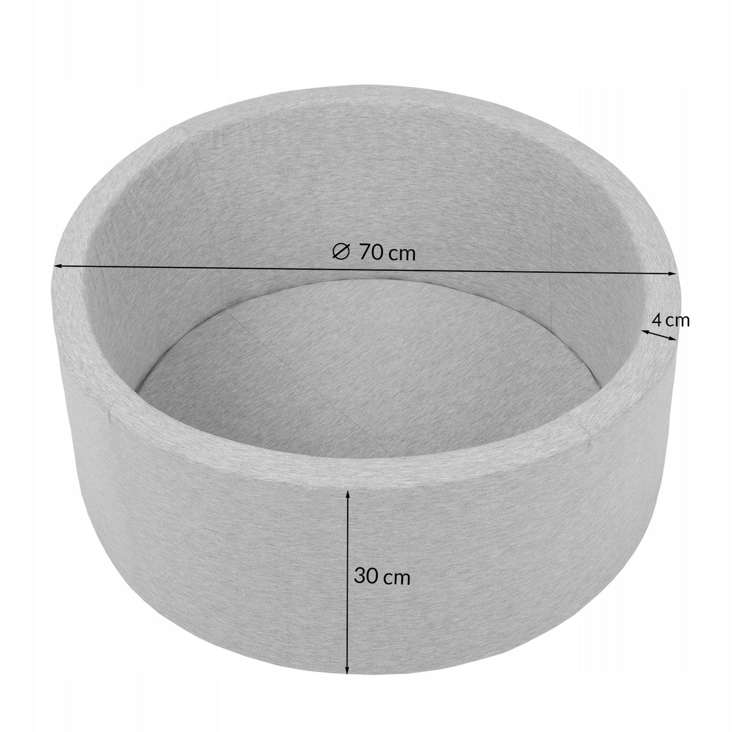 DRY POOL with balls FOR CHILDREN 150 BALLS SELONIS 70x30 Brand Selonis
