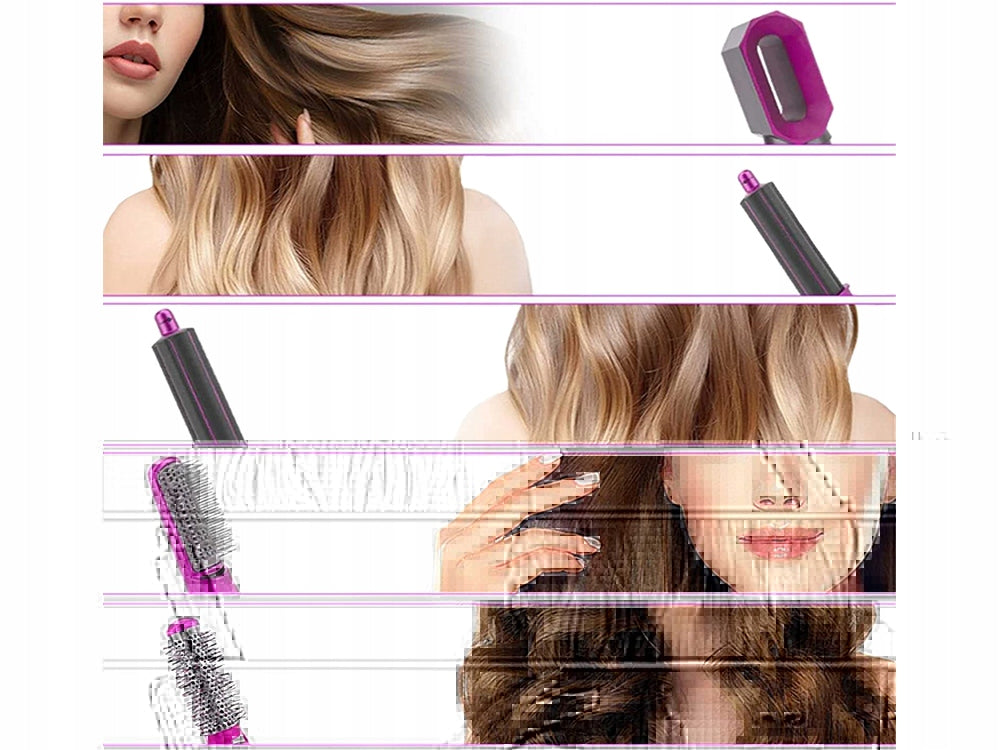 DRYER STRAIGHTENER CURLING IRON HAIR SET 5in1 Manufacturer code 24139