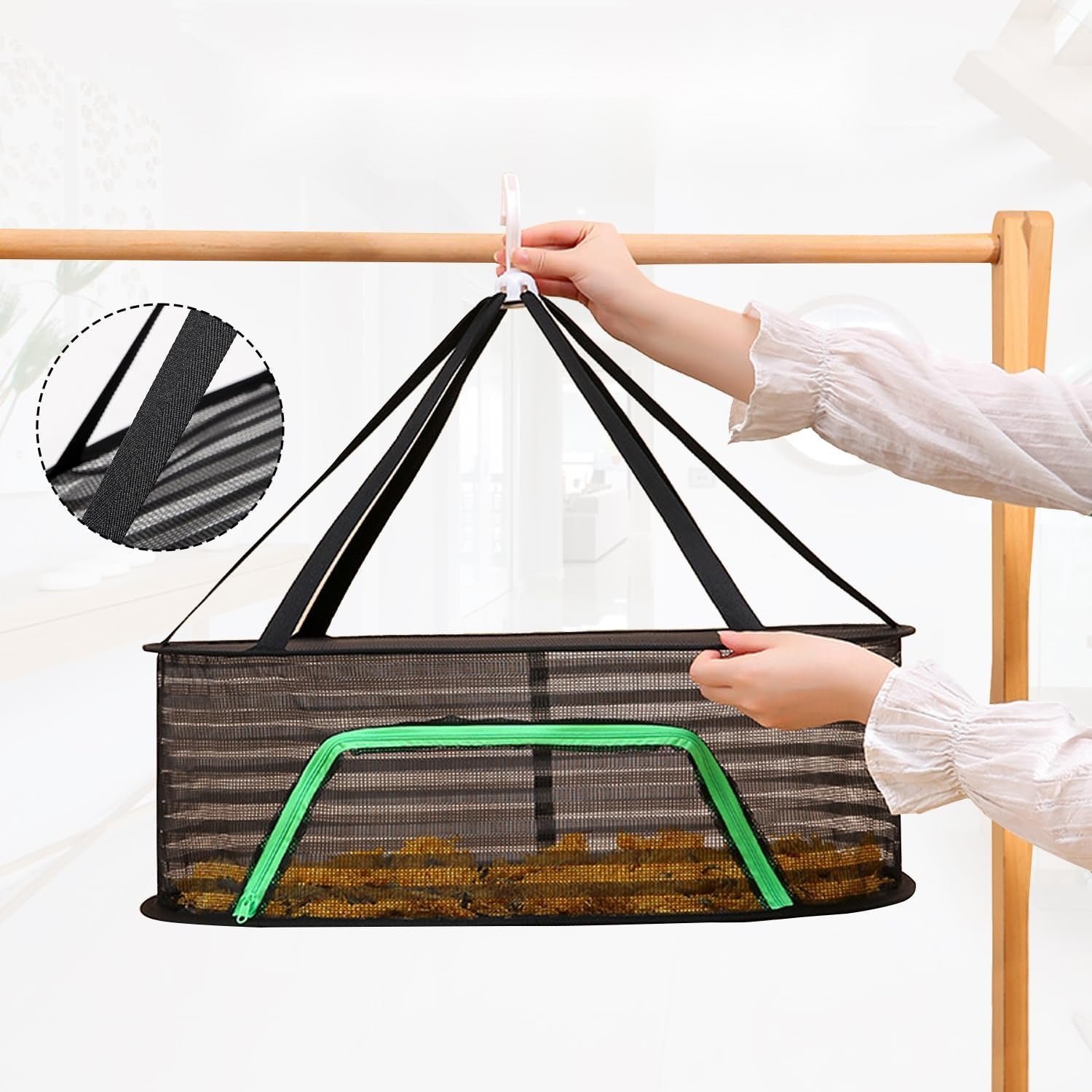 DRYING NET CLOSED 60CM HANGING FOLDING BREATHABLE STABLE EAN (GTIN) 5908107782032