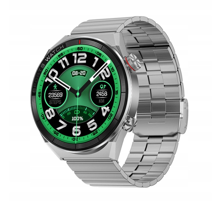 DT3Mate ECG GPS Smartwatch, Notifications, 1.5" Touch Screen, Sleep Monitor
