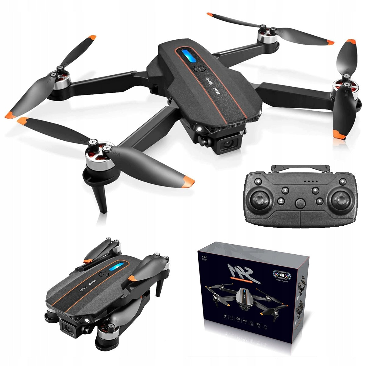 DUAL 1080P CAMERA DRONES ADJUSTABLE OPT FLOW LENS
