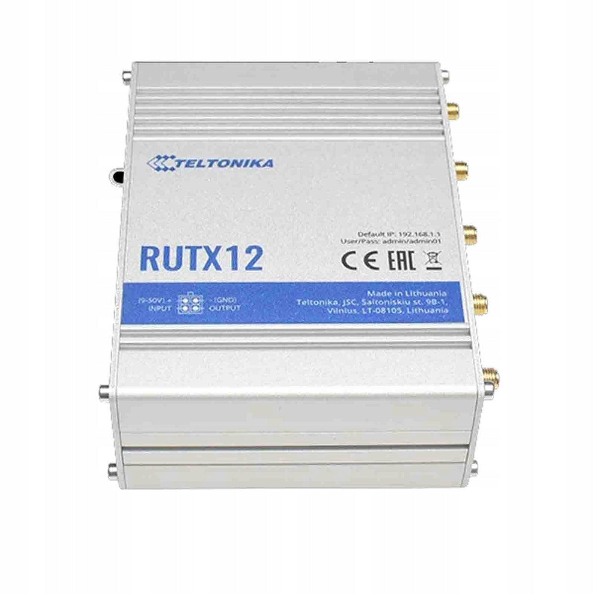 DUAL 4G LTE +ROUTER RUTX12 Dual SIM Bluetooth BLE, Wi-Fi 5, Model 569554951