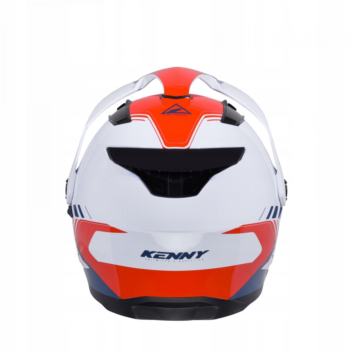 DUAL ADVENTURE HELMET KENNY RACING EXTREME WHITE BLUE RED XS Manufacturer no brand