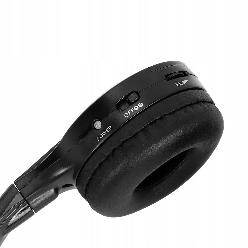DUAL CHANNEL INFRARED IR WIRELESS ON-EAR HEADPHONES FOR DVD CAR Manufacturer code GNEGN3338