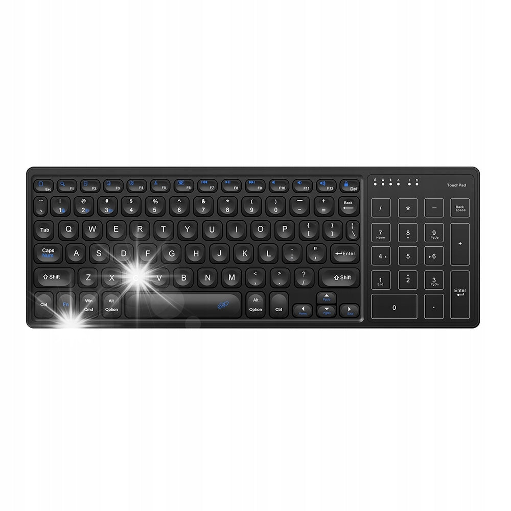 DUAL NUMERIC WIRELESS KEYBOARD IOS WIN