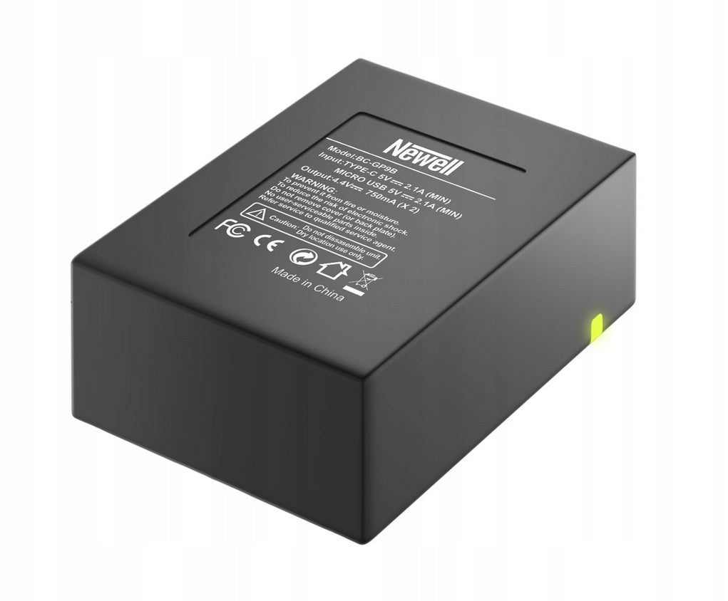 DUAL Newell charger for GOPRO 9 10 batteries Packaging status original