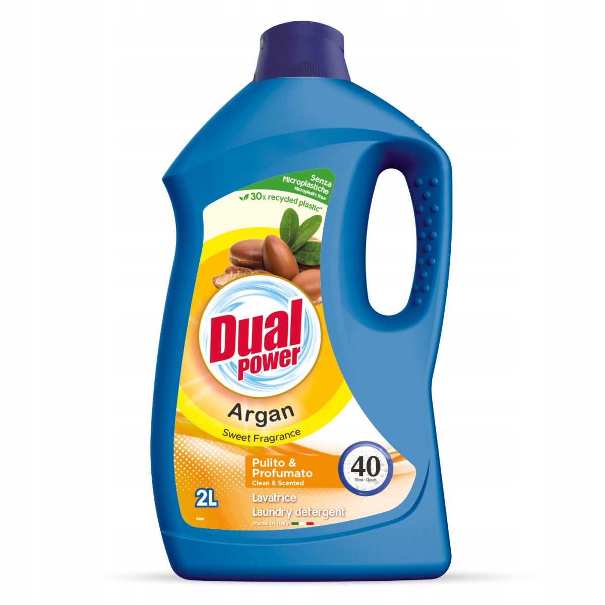 DUAL POWER Italian Fabric Washing Liquid ARGAN, 40 Washes 2000 ml