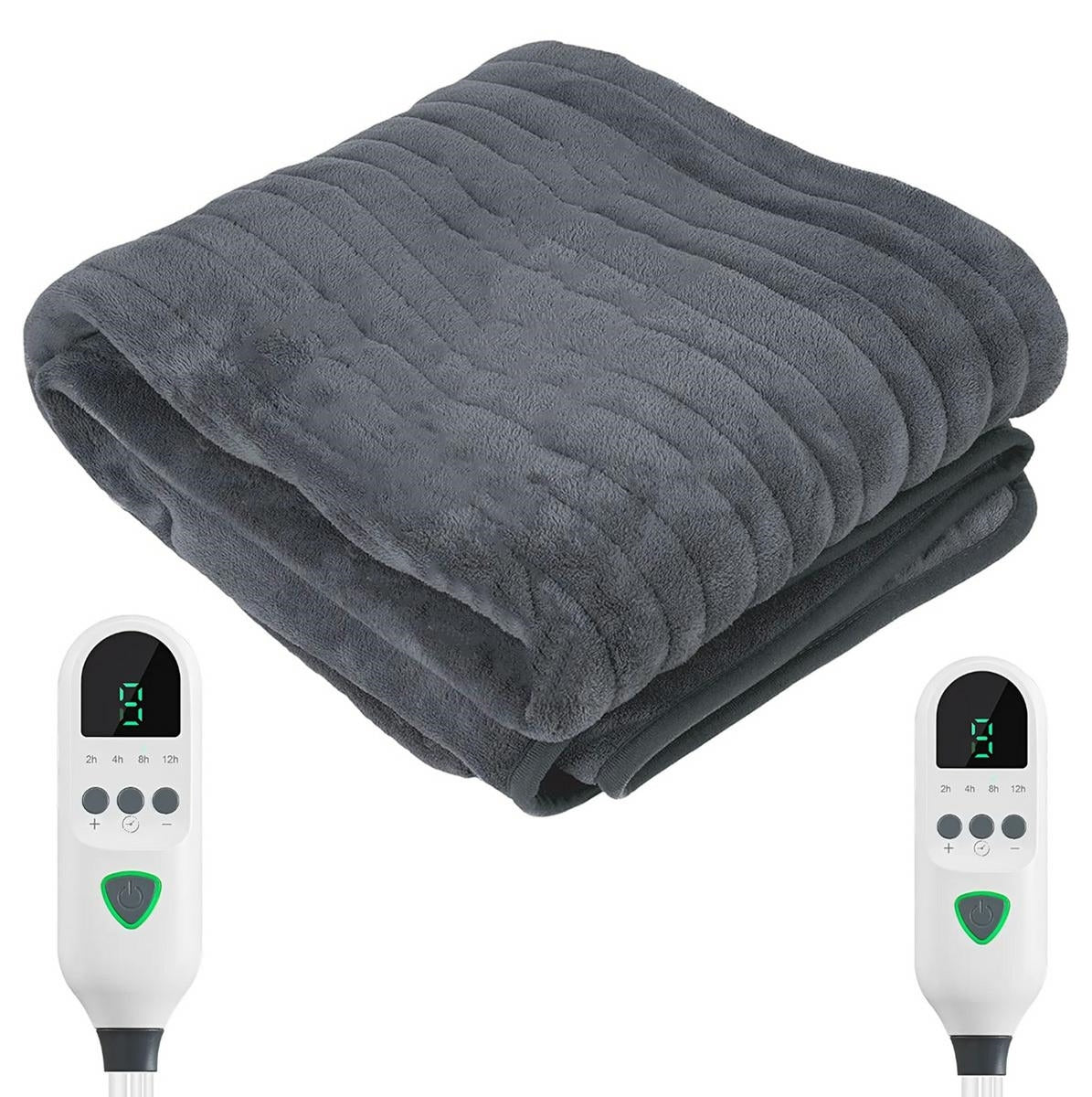 DUAL ZONE ELECTRIC HEATING BLANKET TEMPERATURE CONTROL 180 X 160