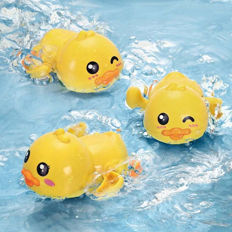 DUCK WIND-UP BATH TOY FLOATING FOR BATHTUB WATER POOL Brand no brand