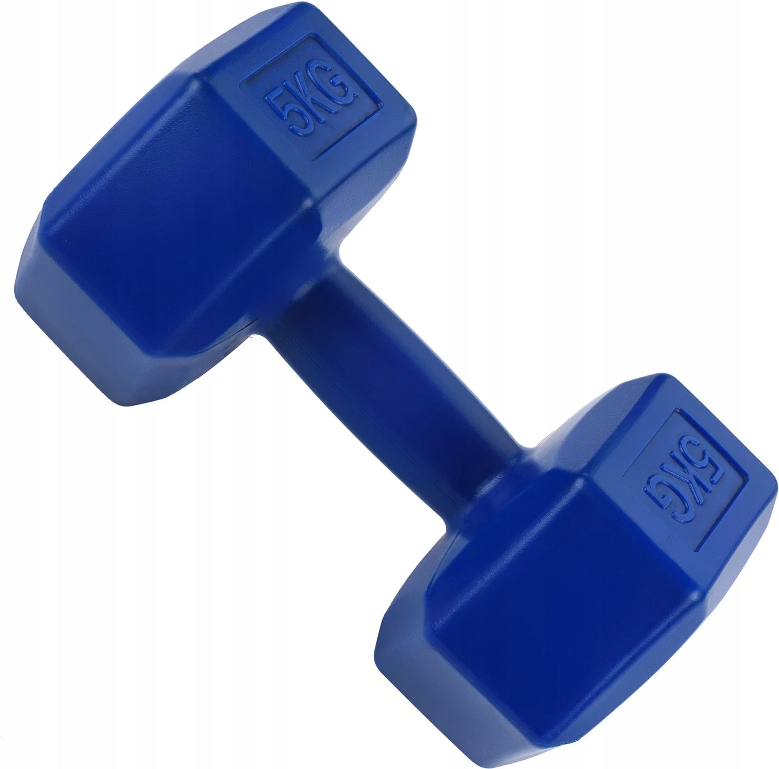 DUMBBELLS SET OF COMPOSITE DUMBBELLS EXERCISE WEIGHTS 2X5KG GYMTEK Weight 2x 5 kg