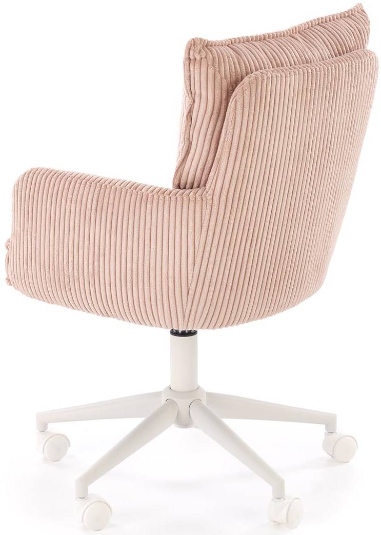 DUMBI Children's Swivel Chair Adjustable Pink Fabric for Desk Packaging status original
