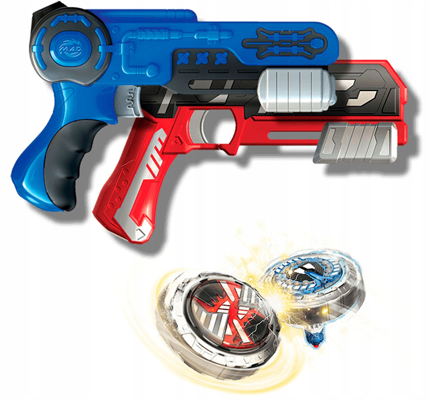 Vilkeliai su paleidimo įranga Spinner Mad