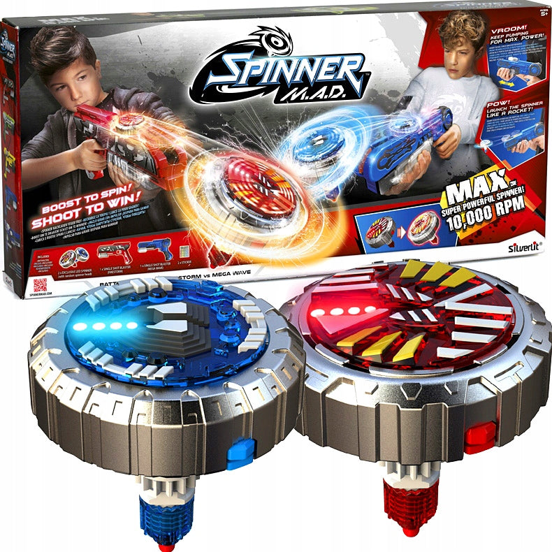 Vilkeliai su paleidimo įranga Spinner Mad