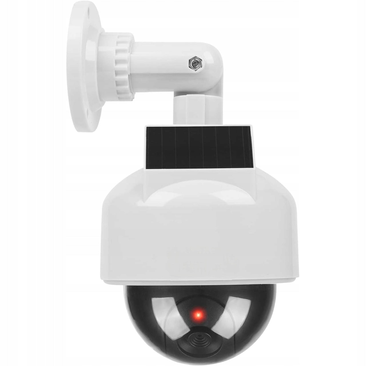DUMMY DOME CAMERA ROTATING 360 SOLAR MONITORING LED BATTERIES Manufacturer code KAMERA MONITORUJĄCA TYNK SCIANA OGRÓD SOLAR
