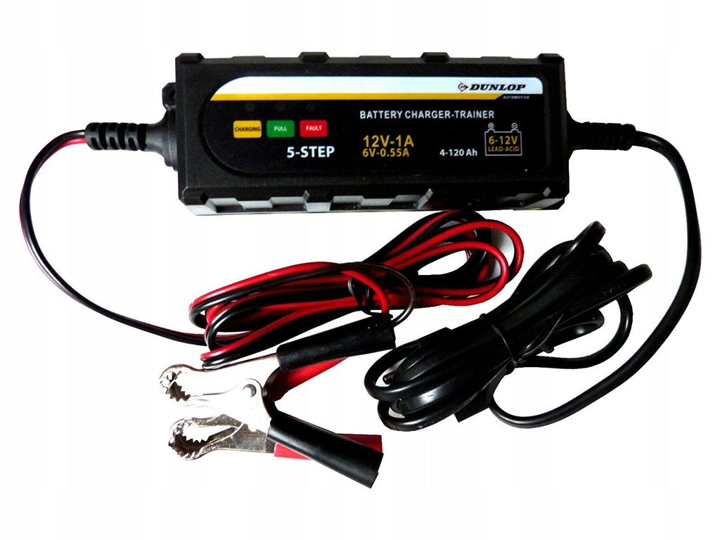 DUNLOP Car Rectifier for 6-12V 1A Batteries