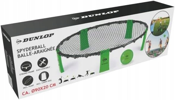 DUNLOP SPYDERBALL SMASH BALL SPIKEBALL ROUNDNET BEACH OUTDOOR GAME XXL Kid's age 3＋ years