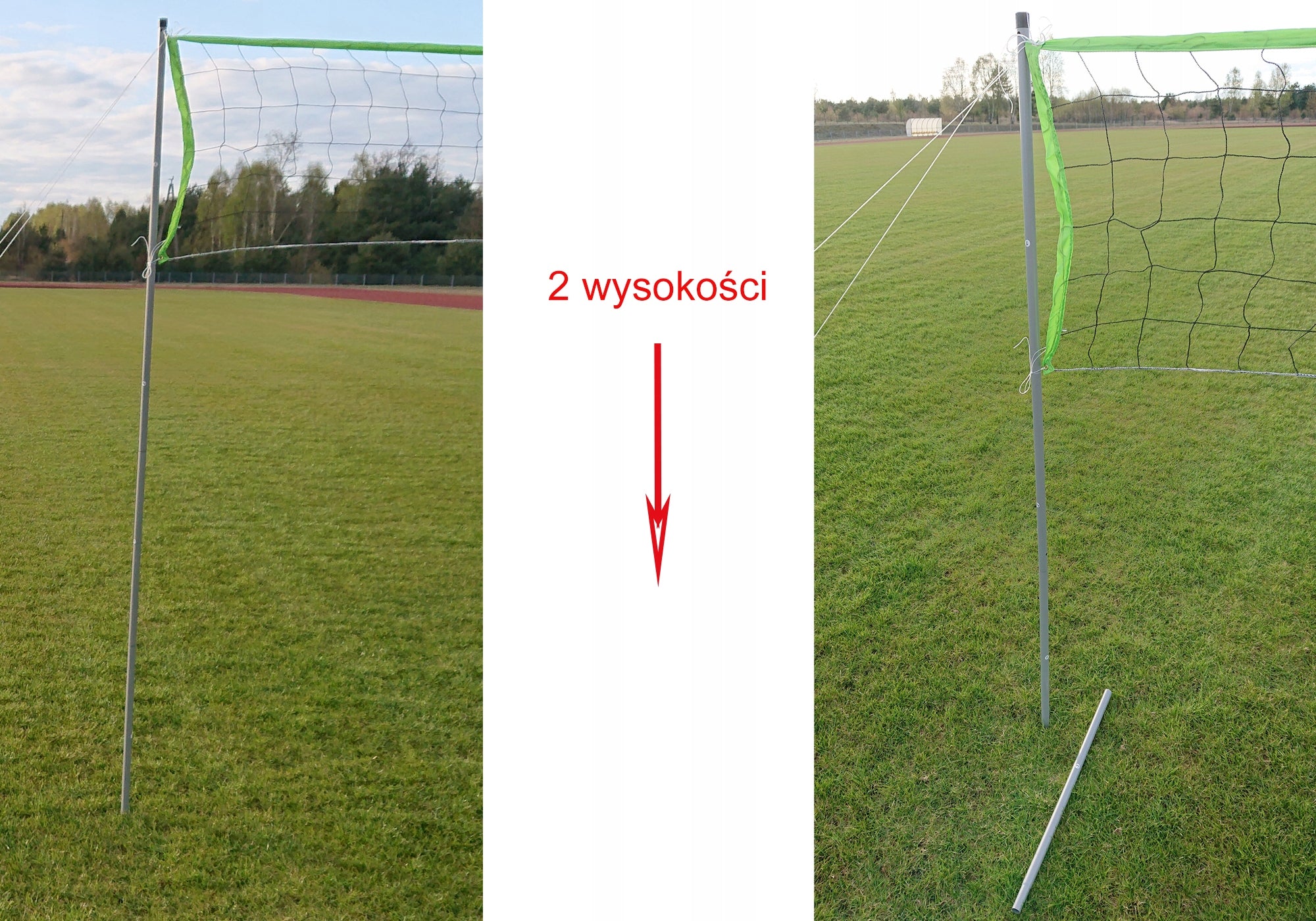 DUNLOP Volleyball net POSTS badminton set +ball Manufacturer code siatkówka badminton