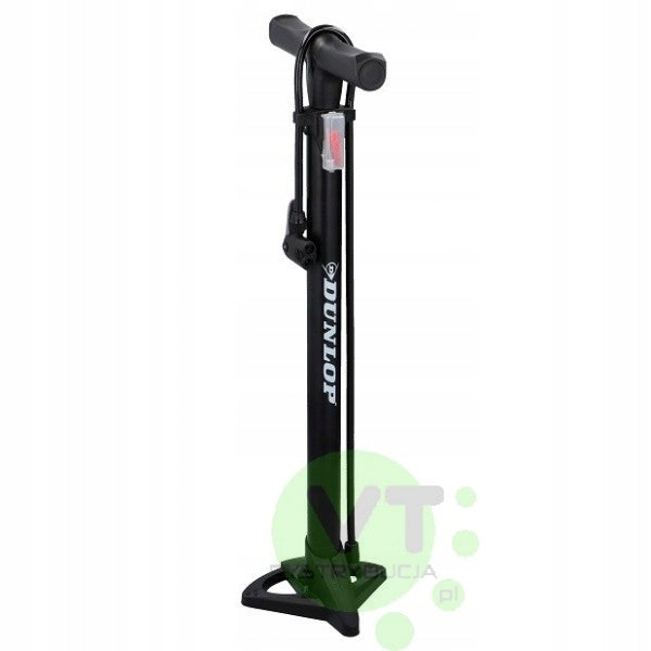 DUNLOP bicycle workshop pump 174PSI 12 BAR Schrader Presta 2 x needle