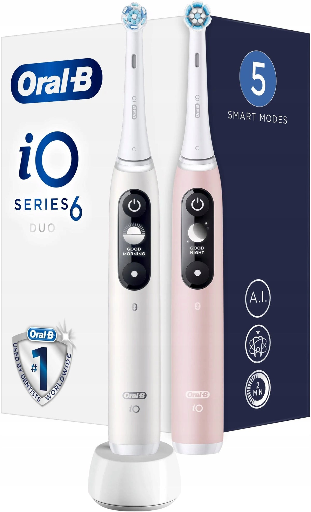 DUO Electric Magnetic Toothbrush 5 Bluetooth Modes Manufacturer code 5908010418356-36