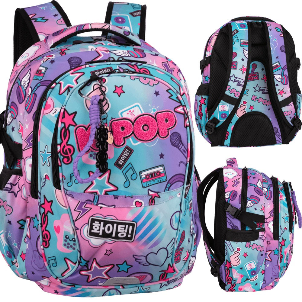 DUO K-POP Rainbow School Backpack for Laptop 17" Coolpack F098037
