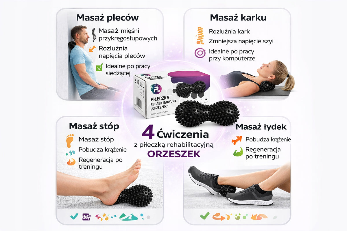 DUOBALL BALL WITH PROJECTIONS SENSORY MASSAGER FOR REHABILITATION Packaging status original