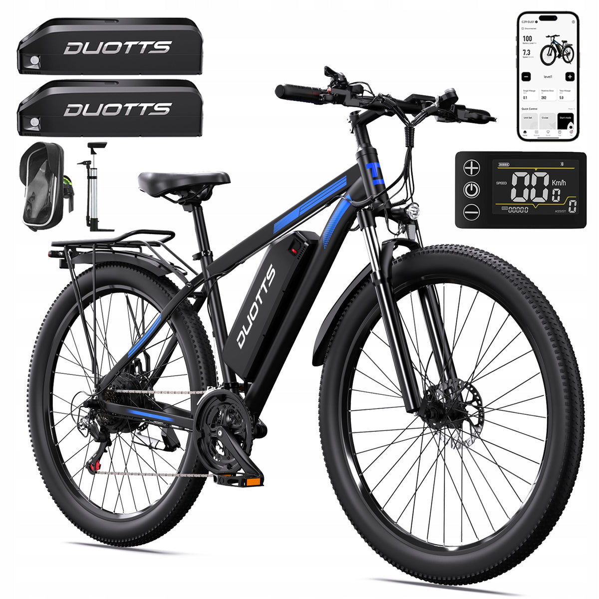 DUOTTS C29-L Dual 48V15Ah 1000W 55KM/H Oil Brake 29*2.1"
