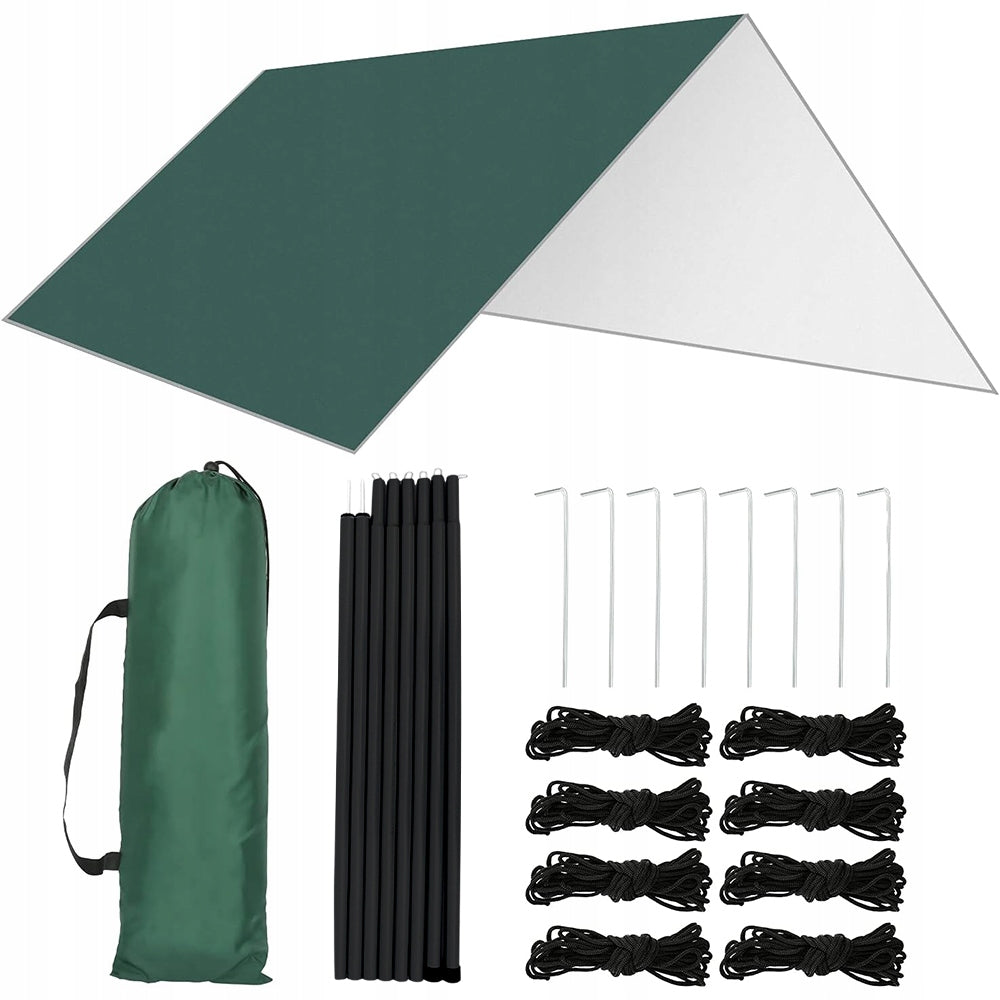 DURABLE CAMPING SHEET 210D OXFORD WATERPROOF tarp 3x3m